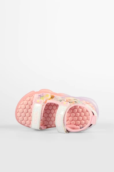 Vicco Can Bebe Işıklı Phylon Sandalet Pudra - Resim 7