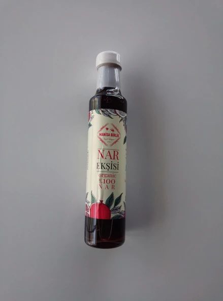 Manisa Birlik Nar Ekşisi 350 gr Organik %100 Nar Çam Şişe Katkısız Katkı Maddesi İçermez ürün görseli 1