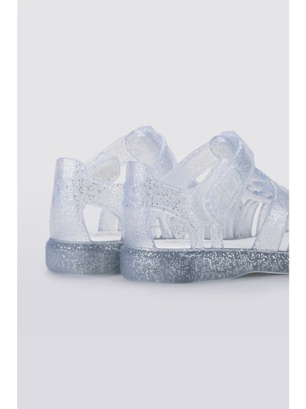 igor Tobby Gloss Glitter Transparente Çocuk Sandalet - Resim 4