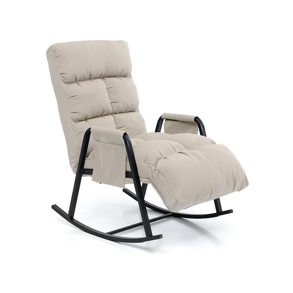 Pafu Lena Outdoor Bahçe Su Geçirmez Fonksiyonel Sallanan Koltuk - Bej ürün görseli 1