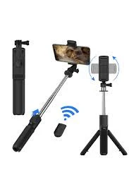 AbaTech S03 Led Işıklı Tripod Bluetooth Kumandalı Üçü Birarada Selfie Çubuğu Monopod ürün görseli 1