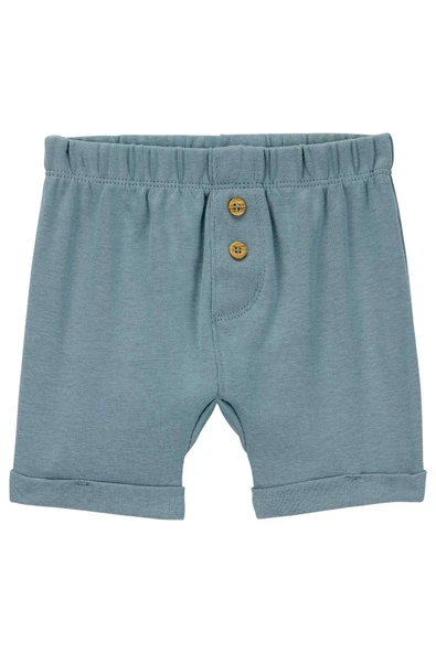 carters Layette Erkek Bebek Body Şort Set 3'lü Paket - Resim 2