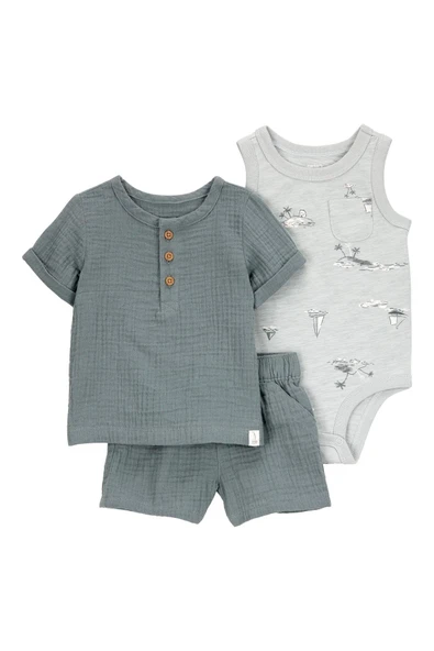 carters Erkek Bebek Alt Üst Set ürün görseli 1