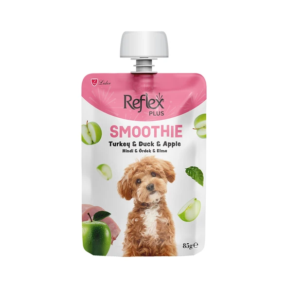 Reflex Plus Smoothie Hindi,Ördek Etli ve Elmalı Yetişkin Köpek Sıvı Ödül Maması (85 g) ürün görseli 1