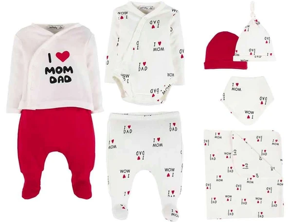 idil baby Bebek Hastane Çıkışı 8 li Set ürün görseli 1