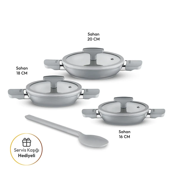 Emsan Swiss Crystal RS 6 Parça Sahan Seti - Resim 7