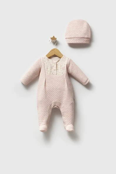 Tongs Kız Bebek Romantıc Autumn Tulum Pembe Renk Kışlık ürün görseli 1