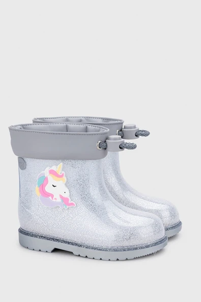 igor Bimbi Unicornio Glıtter Sılver  Kız Çocuk Yağmur Çizmesi ürün görseli 1