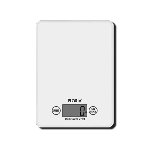 ZLN1685 Dijital Mutfak Tartısı Hassas Ölçüm LCD Ekran 5 Kg Kapasiteli Beyaz ürün görseli 1