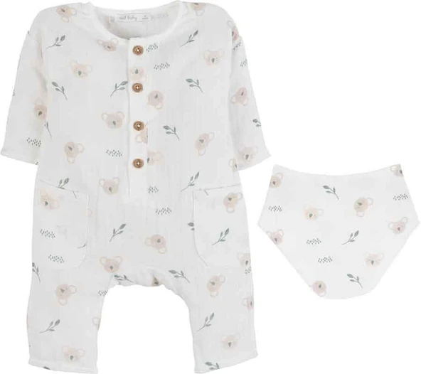idil baby Bebek Müslin 2 li Tulum ürün görseli 1
