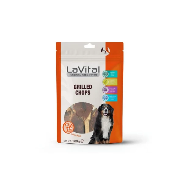LaVital Kuzu Etli Pirzola Köpek Ödülü 100 Gr ürün görseli 1