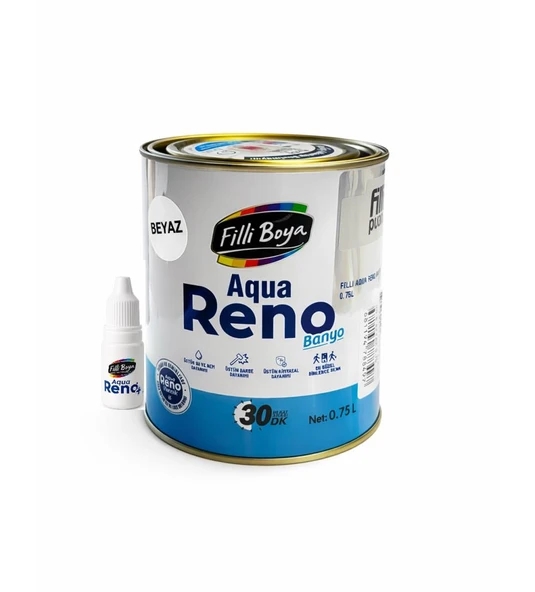 Filli Boya Aqua Reno Banyo Beyaz 0.75 Lt ürün görseli 1