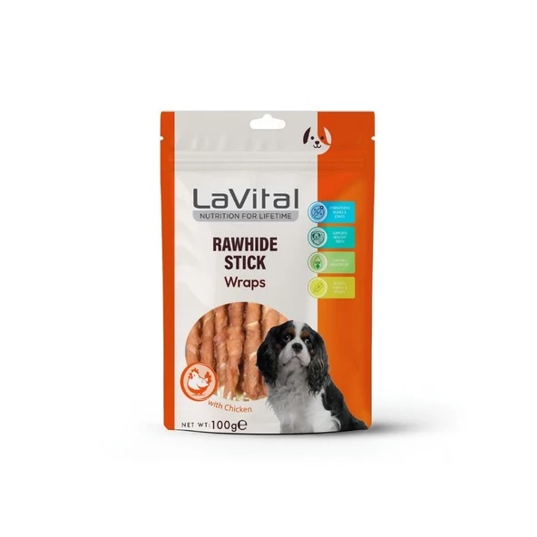 LaVital Tavuk Etli Sarılı Çubuk Köpek Ödülü 100 Gr ürün görseli 1