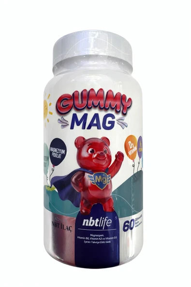 Nbt Life Gummymag Kids 60 Çiğnene Form ürün görseli 1