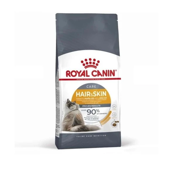 Royal Canin Hair Skin Deri ve Tüy Sağlığı Yetişkin Kedi Maması 10 kg ürün görseli 1