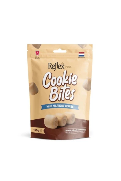 Reflex Plus Cookie Bites Mini Marrow Mini ve Küçük Irk Yetişkin Köpek Ödül Maması 150 Gr ürün görseli 1