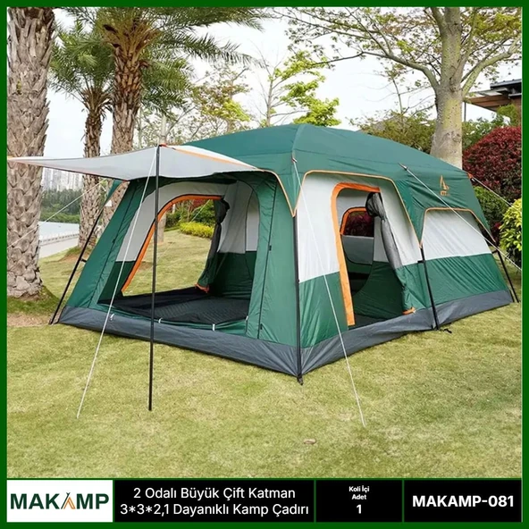 Makamp 2 Odalı Kamp Çadırı ürün görseli 1