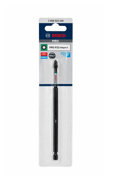 Bosch Impact Yıldız Bits Ucu Pz2x150 Mm 1Li ürün görseli 1