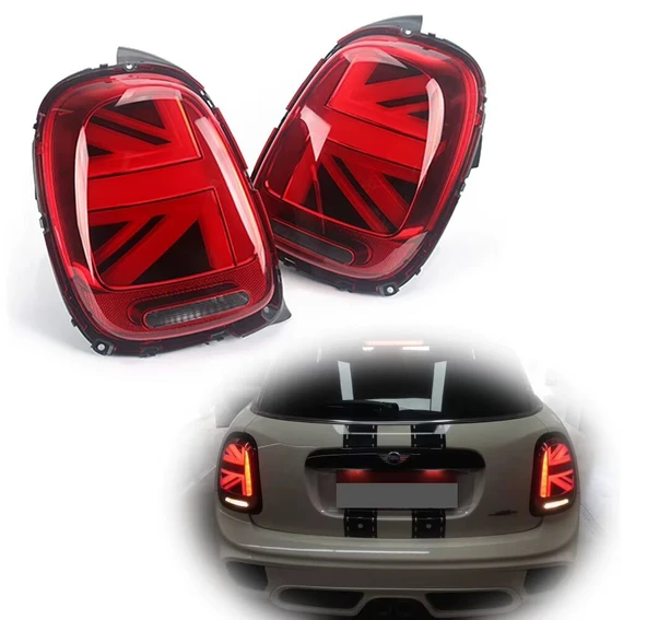 AUTOGP Mini cooper f55 f56 f57 arka stop lambası ledli kırmızı union jack 2014 / 2018 ürün görseli 1