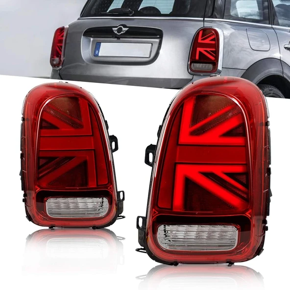 AUTOGP Mini countryman f60 arka stop lambası ledli kırmızı union jack 2017 / 2020 ürün görseli 1