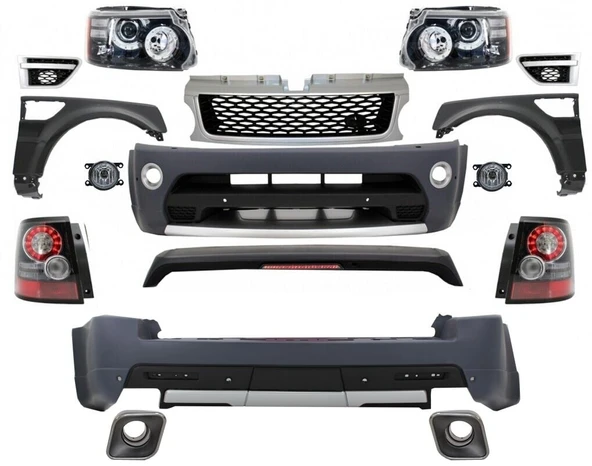 AUTOGP Lr range rover sport L320 autobiography dönüşüm body kit tampon seti full 2005 / 2012 ürün görseli 1