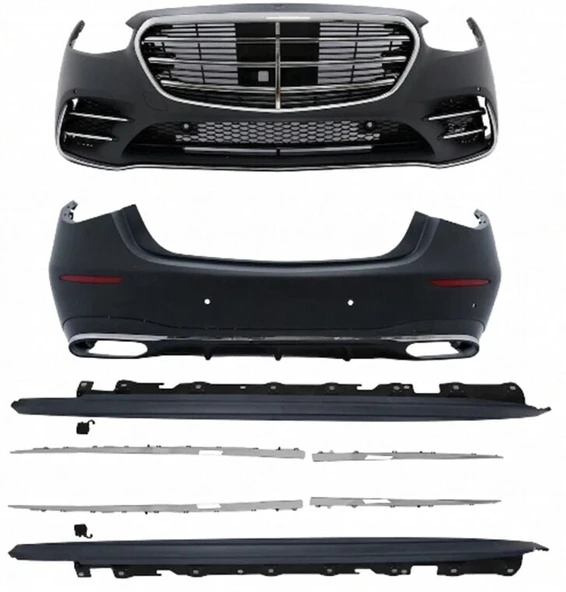AUTOGP Mercedes w223 s450 body kit tampon seti silver ürün görseli 1