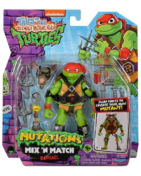 Tmnt Ninja Kaplumbağalar Mix n Match Raphael Aksiyon Figürü 83804 ürün görseli 1