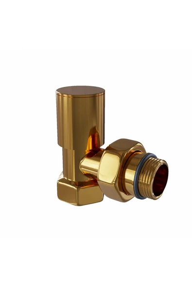 GOLD RADYATÖR-HAVLUPAN VANASI 1/2'' KÖŞE (Metal Volanlı) ürün görseli 1