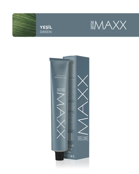 MAXX DELUXE Tüp Saç Boyası 60 ml Yeşil ürün görseli 1