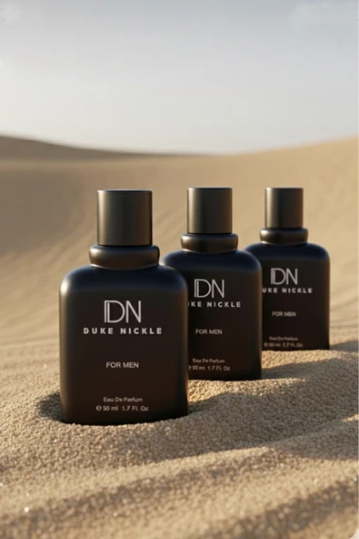 3'lü Erkek Parfüm Seti - Ferah Kalıcı Vanilya Aromalı Ve Etkileyici Koku 50 ml Edp ürün görseli 1
