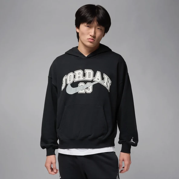 Jordan MVP Fleece PO Hoodie Erkek Siyah Sweatshirt  IB7274-010 ürün görseli 1