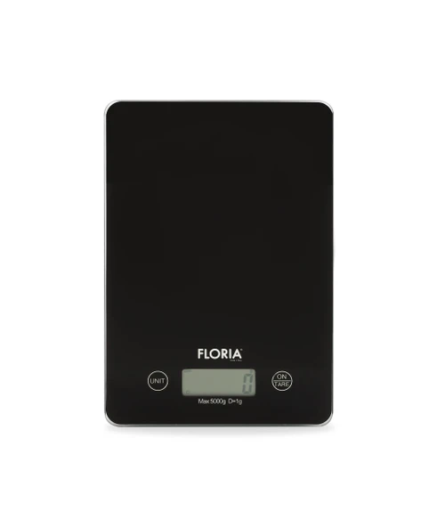 ZLN1686 Dijital Mutfak Tartısı Hassas Ölçüm LCD Ekran 5 Kg Kapasiteli Siyah ürün görseli 1