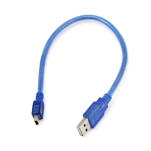 Mini USB Kablo 30cm (USB A – Mini USB 5 Pin, Veri ve Şarj Kablosu ürün görseli 1