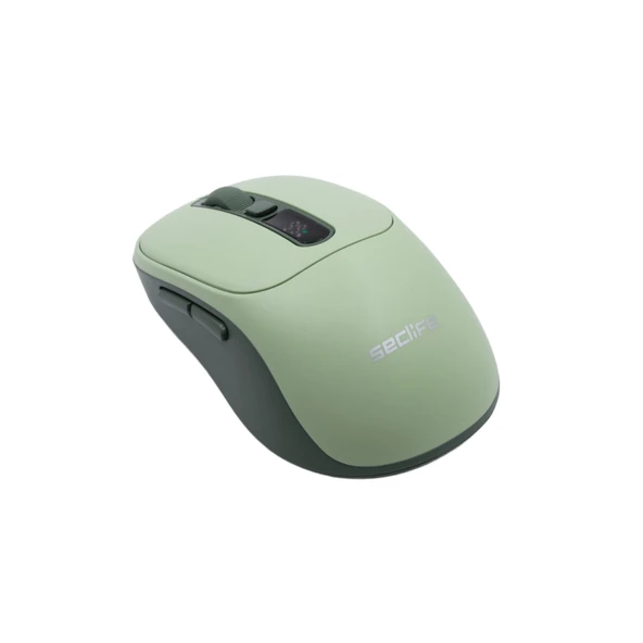 Seclife SC-200 Şarjlı Kablosuz Sessiz Mouse Yeşil ürün görseli 1