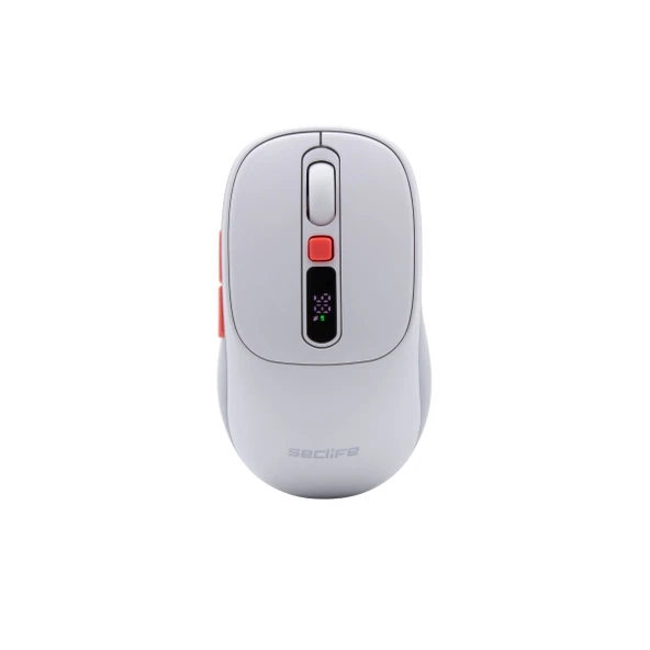 Seclife SC-300 Şarjlı Kablosuz Sessiz Mouse Beyaz ürün görseli 1