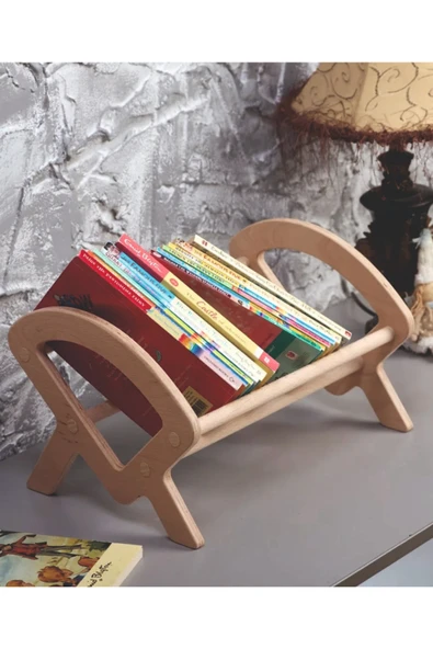 Montessori Çocuk ve Yetişkinler için dekoratif kitaplık ürün görseli 1