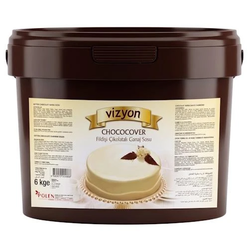 VİZYON FİLDİŞİ ÇİKOLATALI GANAJ SOSU 6 KG ürün görseli 1