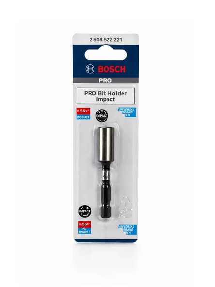 Bosch Manyetikli Hızlı Tutucu 60mm 1/4 Altıgen ürün görseli 1