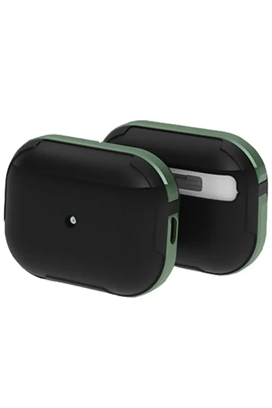 Movenchy Apple Airpods Pro 2 (2.nesil) MO-A8 Armor Kılıf - Koyu Yeşil ürün görseli 1