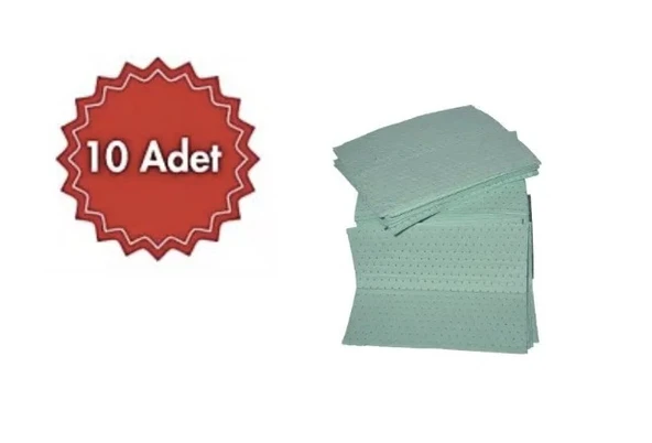 10 Adet Kimyasal Emici Ped Yeşil 40x50cm 0,75lt  Starline Nc-4050-200 ürün görseli 1