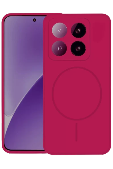 Joko Xiaomi Mi 14T Pro Kılıf Jully Magsafe Kapak - Pembe ürün görseli 1