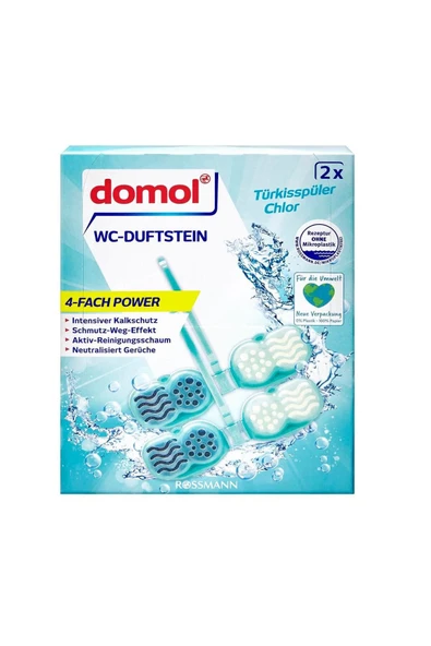 Wc Kokusu Klozet Blok Turkuaz ürün görseli 1