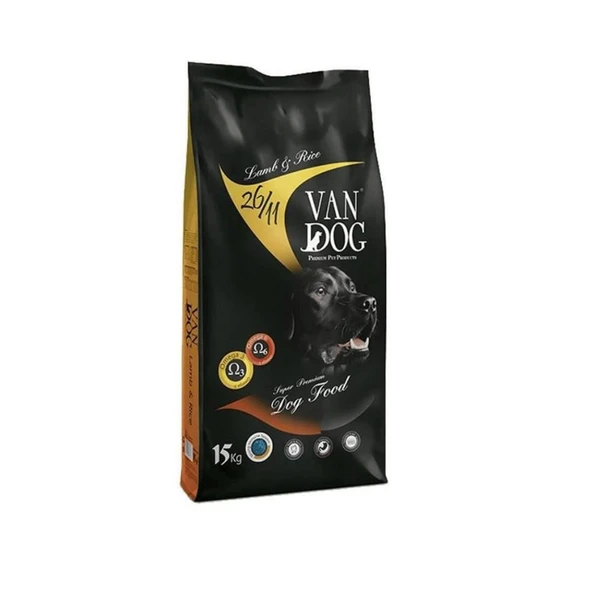 VanDog Kuzu Etli Pirinçli Yetişkin Köpek Maması 15 kg ürün görseli 1