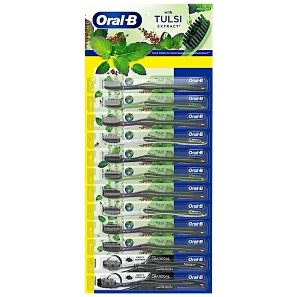 ORAL-B DİŞ FIRÇASI TULSİ & CAVİTY KARTELA ürün görseli 1