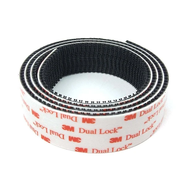 3M SJ3550 Dual Lock Siyah Cırt Bant 25mm x 75cm ürün görseli 1