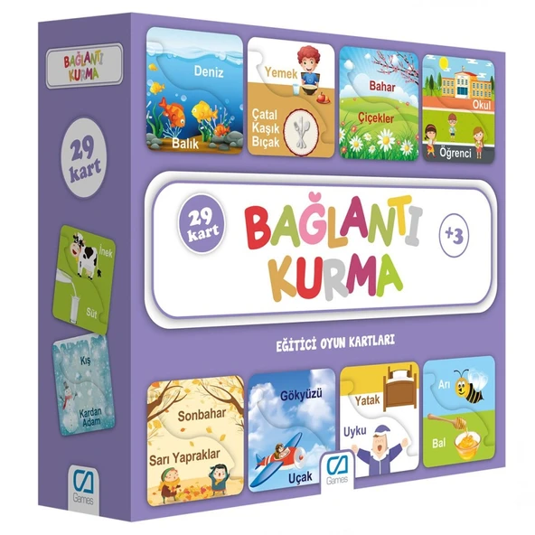 Bağlantı Kurma Eğitici Oyun Kartları ürün görseli 1