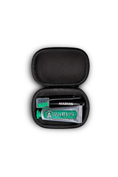 MARVIS TRAVEL SET - STRONG MİNT MACUN 25 ML + FIRÇA ürün görseli 1