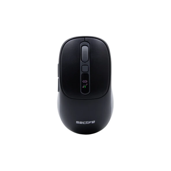 Seclife SC-400 Şarjlı Kablosuz Sessiz Mouse Siyah ürün görseli 1