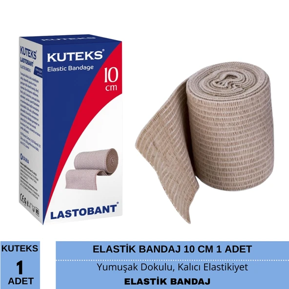 Kuteks Elastik Bandaj 10cm x 3,5m 1 Adet - Resim 2