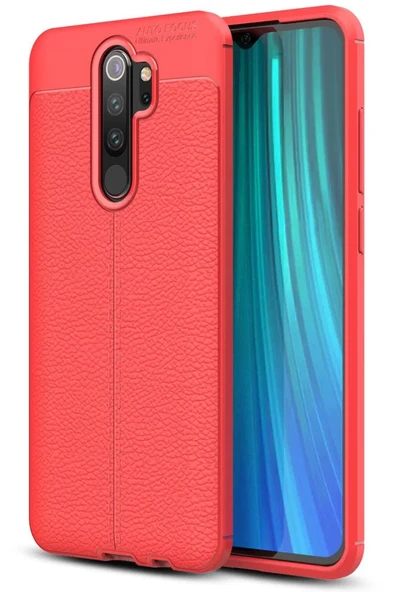Newface Xiaomi Redmi Note 8 Pro Kılıf Auto Focus Kapak - Kırmızı ürün görseli 1